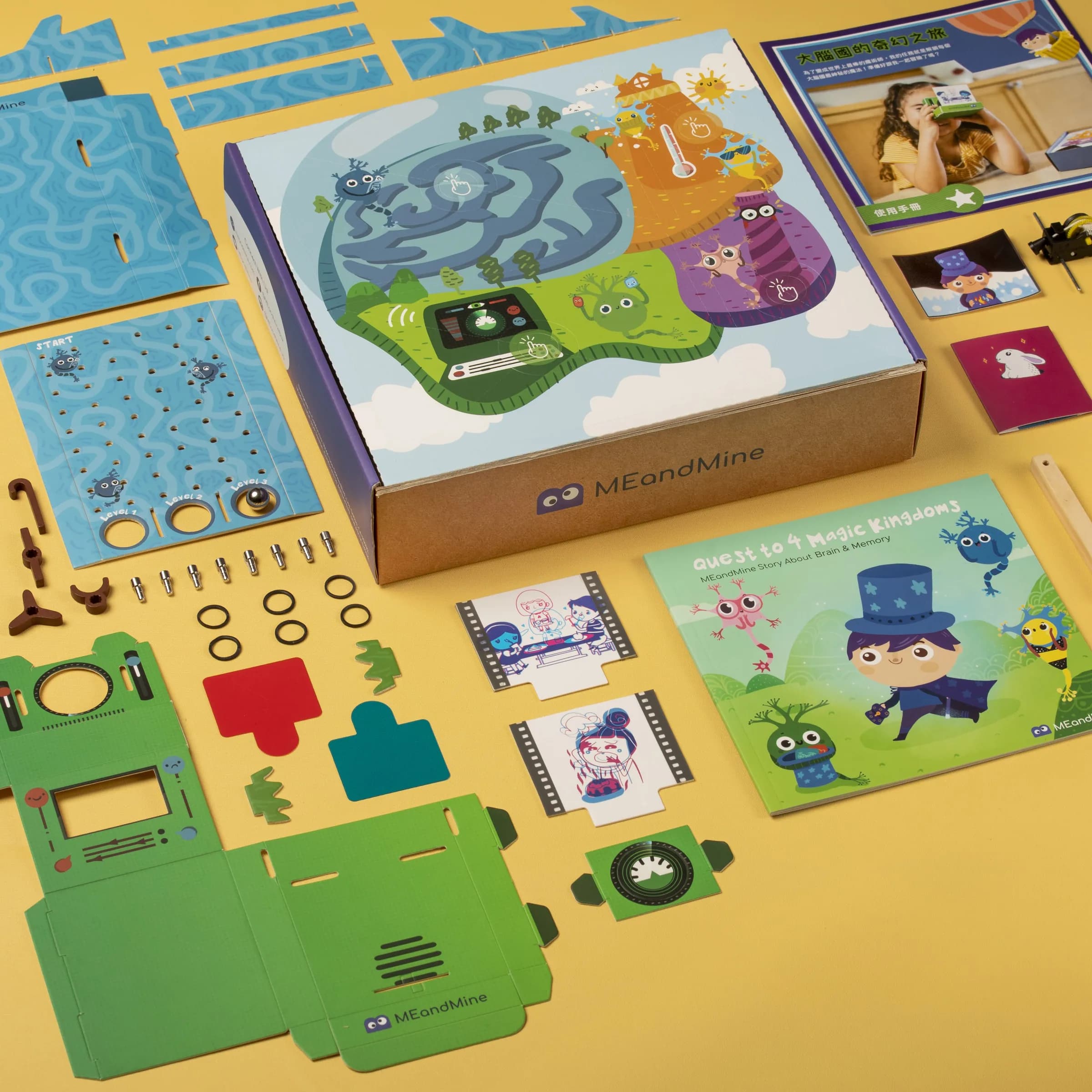 The complete AHA! Brain activity kit